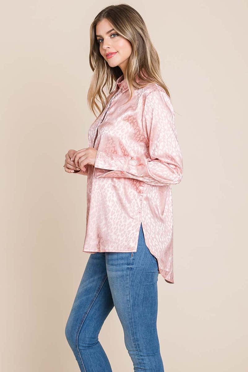GIA Satin Animal Blouse