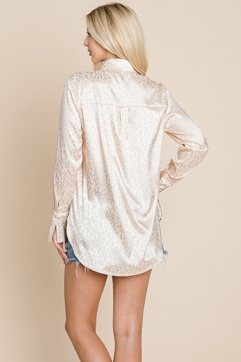GIA Satin Animal Blouse