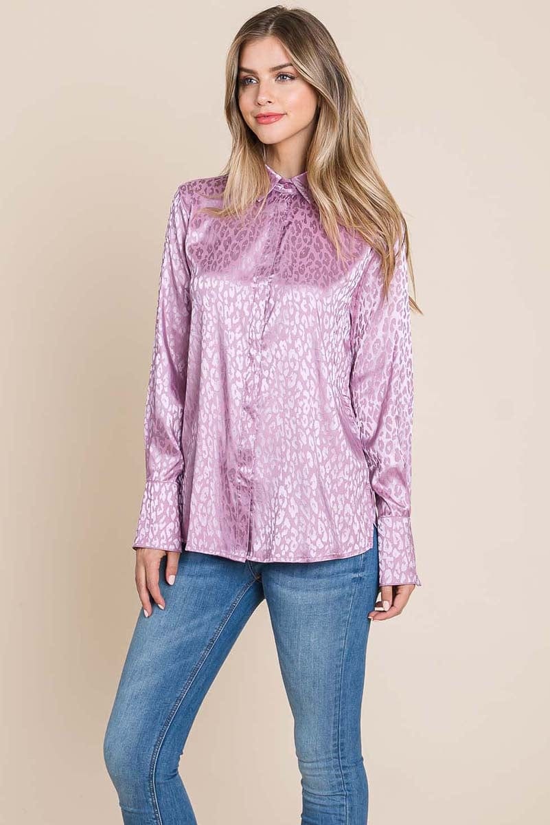 GIA Satin Animal Blouse