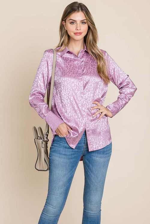 GIA Satin Animal Blouse