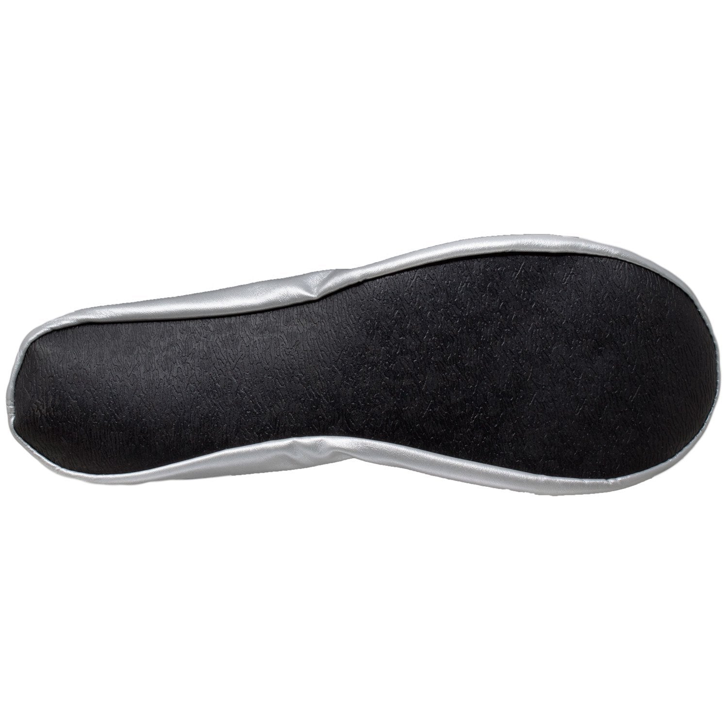 Gaia Ballet Flats Women's with Travel Pouch in Silver