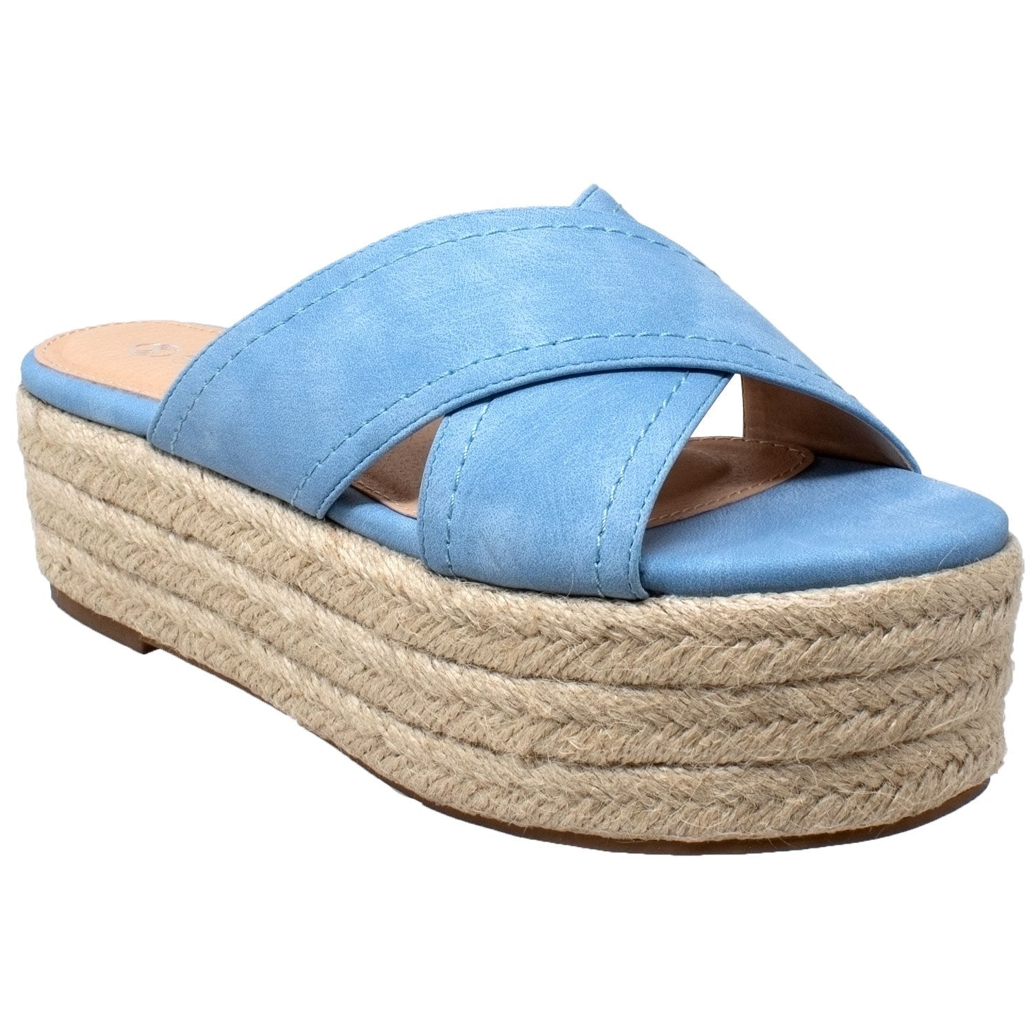 Euoli Flatform Espadrille Wedge Sandal