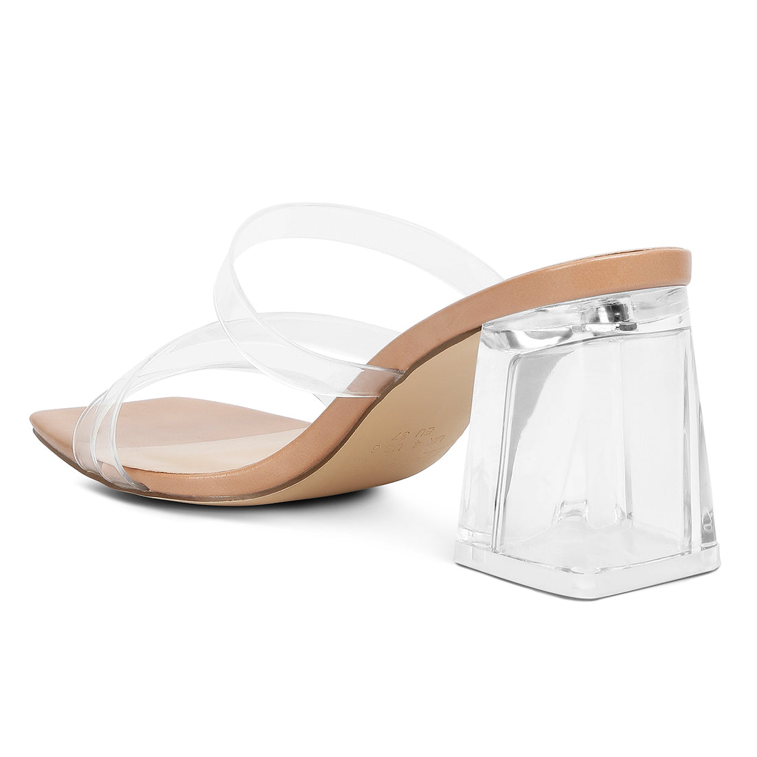 Chartz Multiple Straps Clear Heels