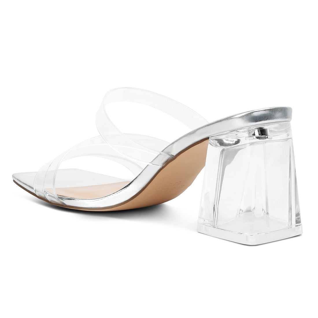Chartz Multiple Straps Clear Heels
