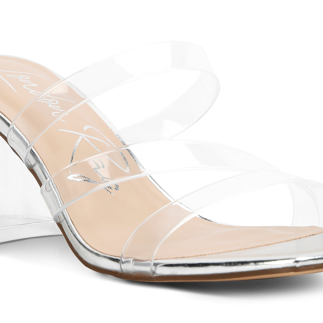 Chartz Multiple Straps Clear Heels