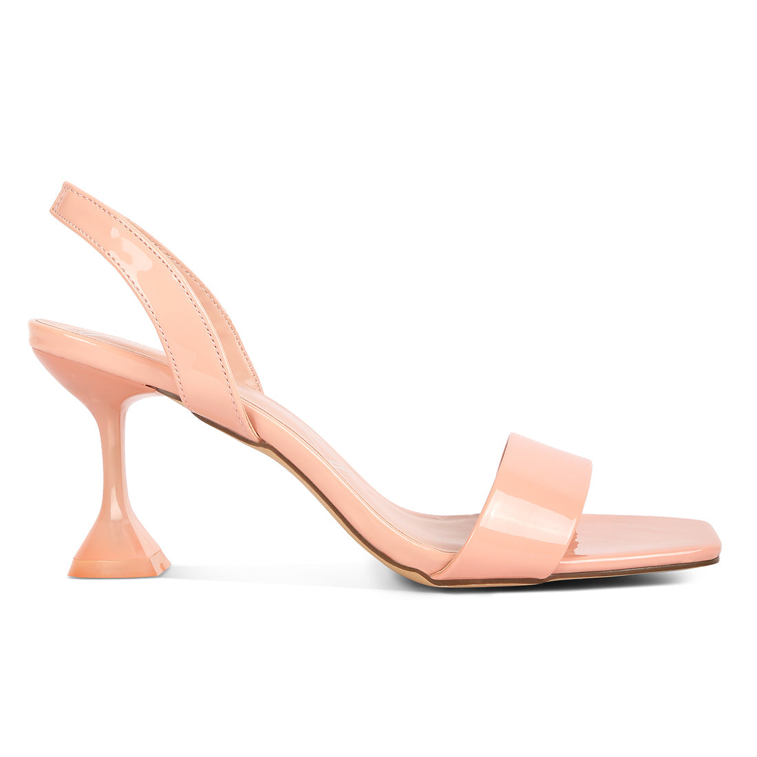 Nexus Clear Spool Heel Sandals