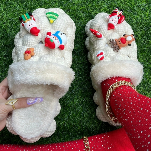 Bubble Christmas Slides (Multiple Color Options)