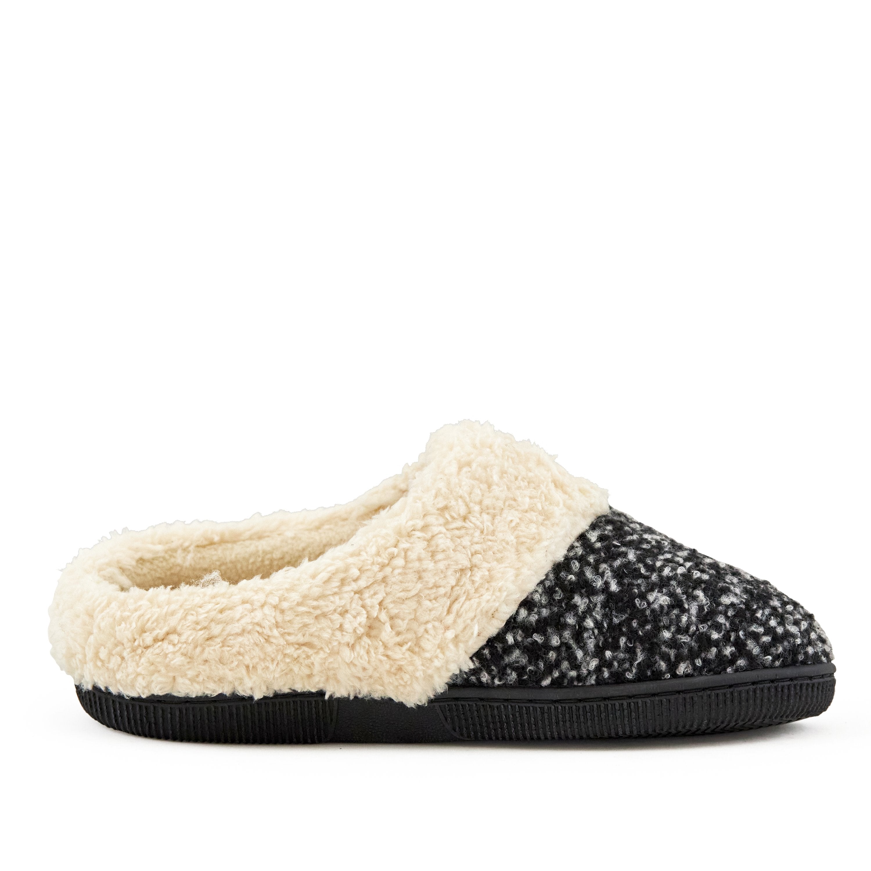 Grey Crumble Cozy Slippers