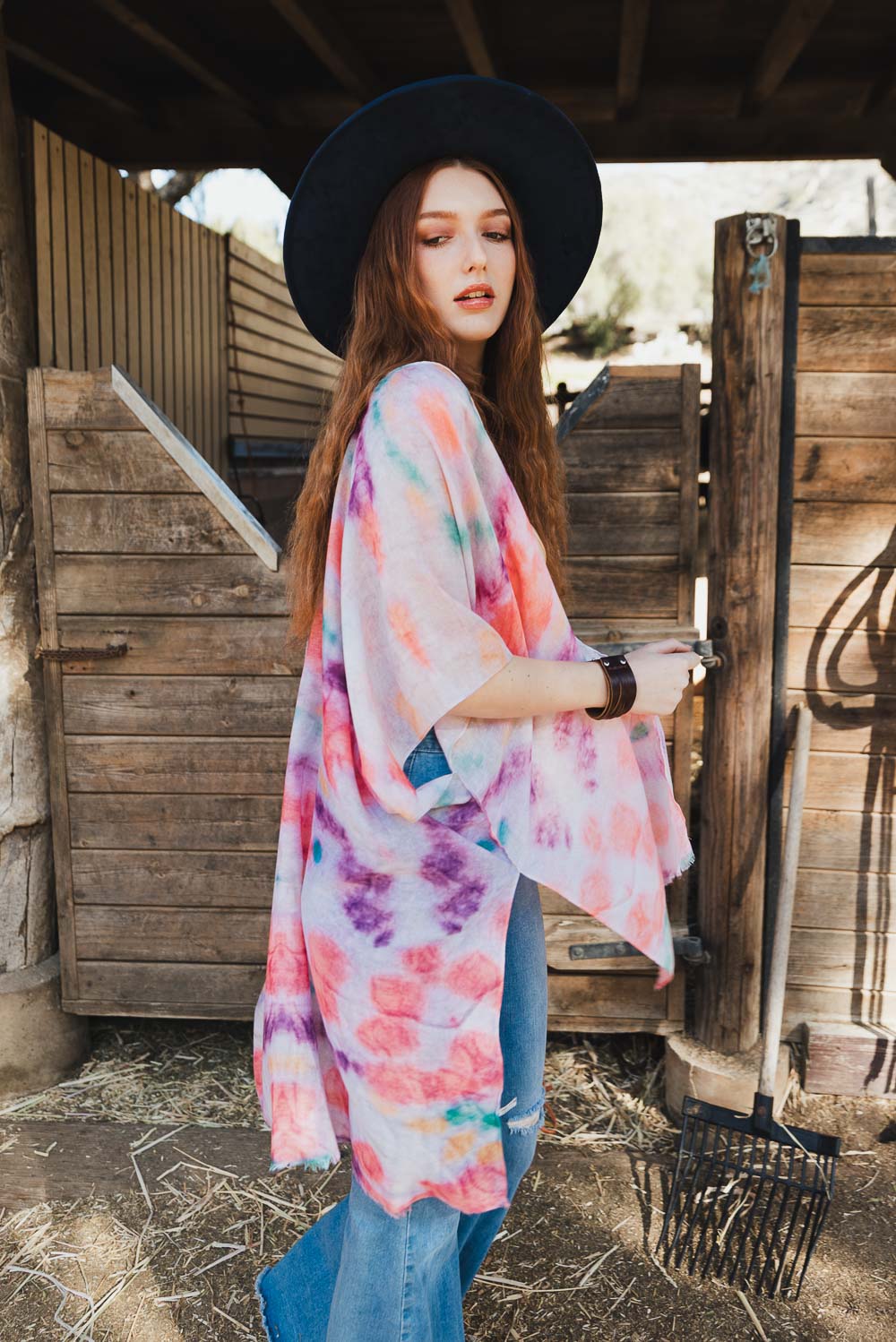 Esther Khan Tie Die Sunset Cover Up