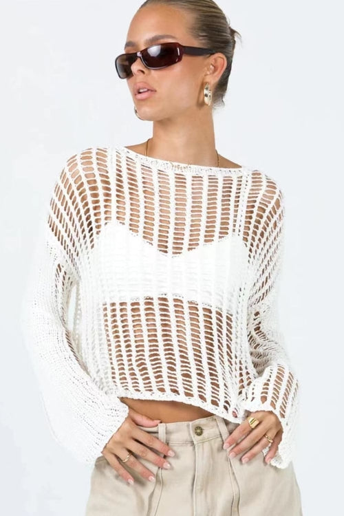 Shelby Nance Long Sleeve Open Neck Cover U