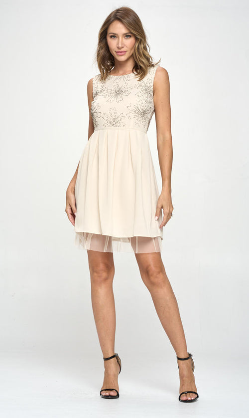 ARROW A-Line Embellished Flora Dress
