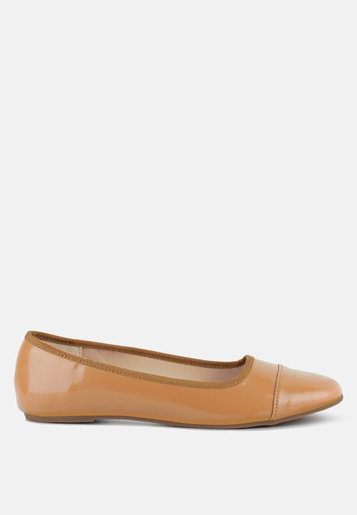 Camella Round Toe Ballerina Flats