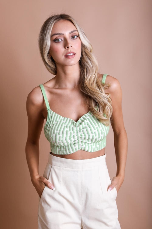 Peri Chic Mod Lines Contour Brami Top