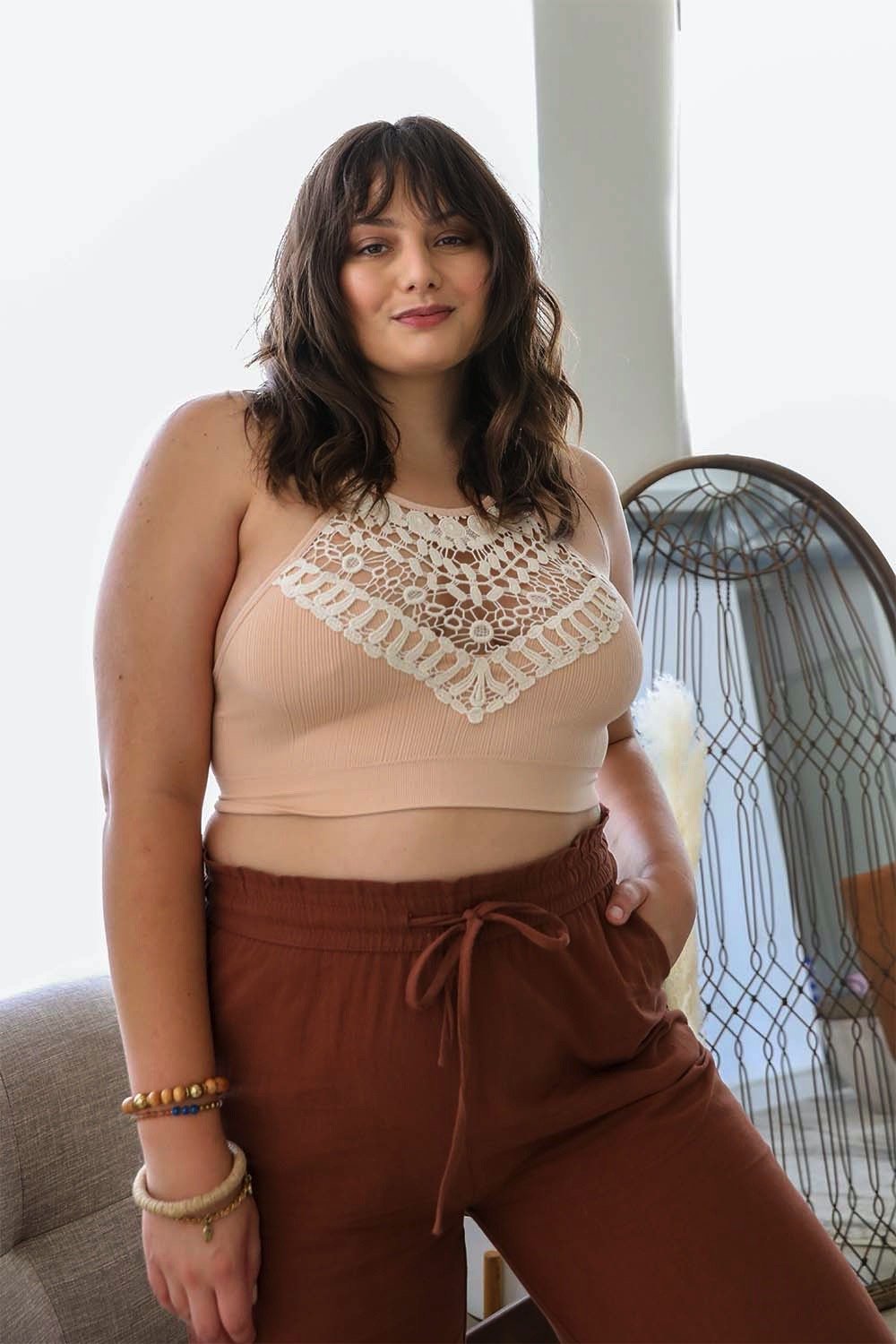 Irene Lace Halter Bralette