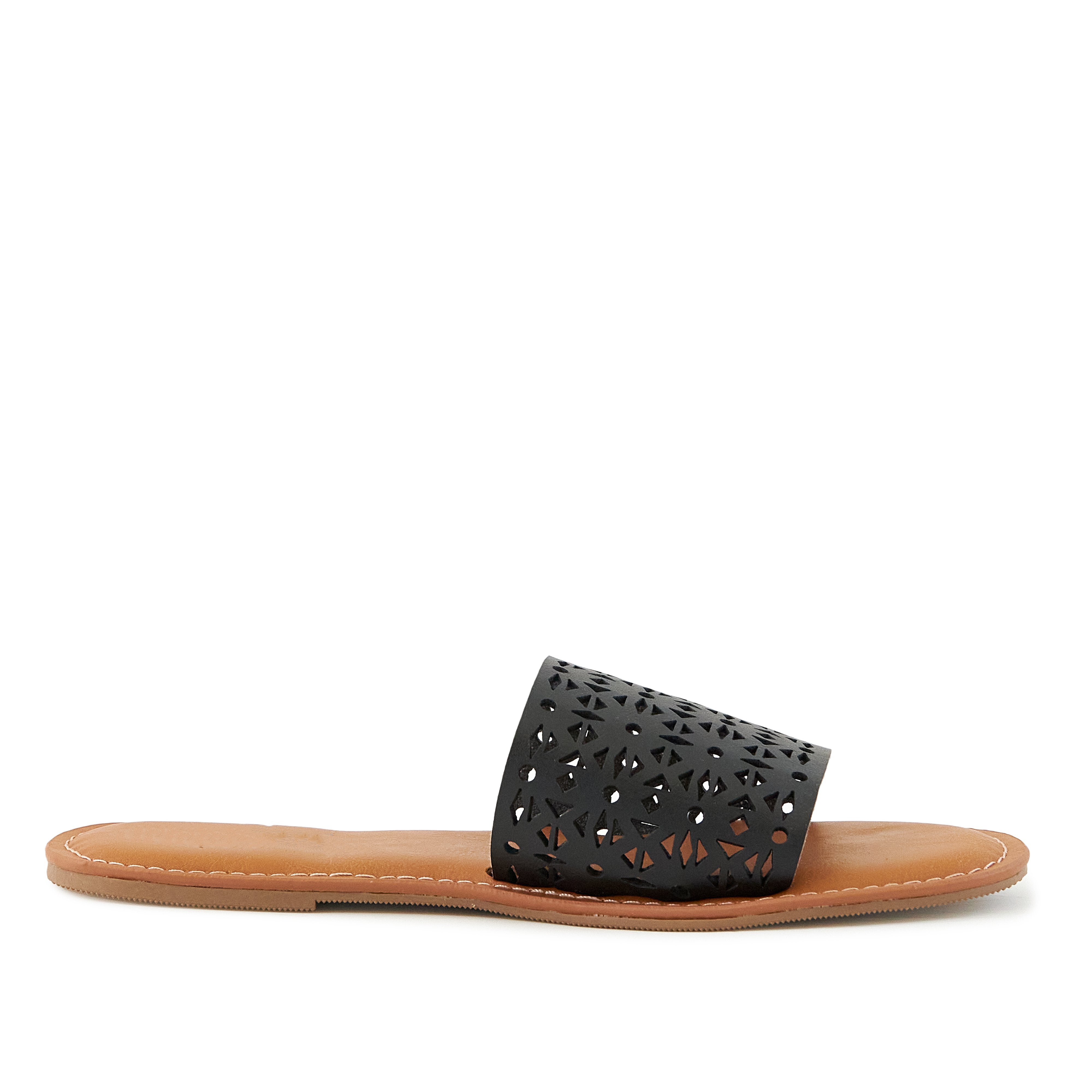 Pear Biarritz Sandals in Black