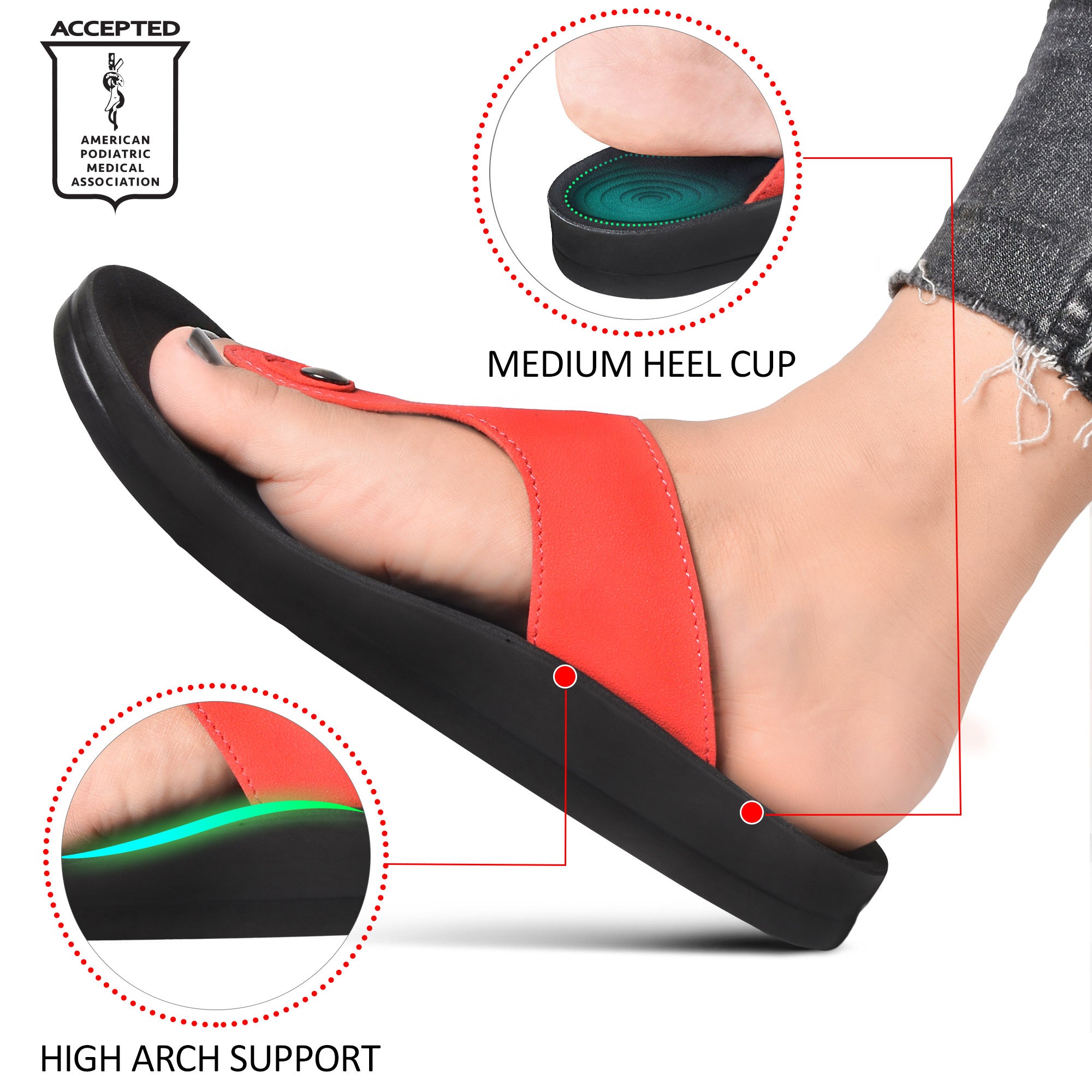AEROTHOTIC TRENCH Thong Sandals