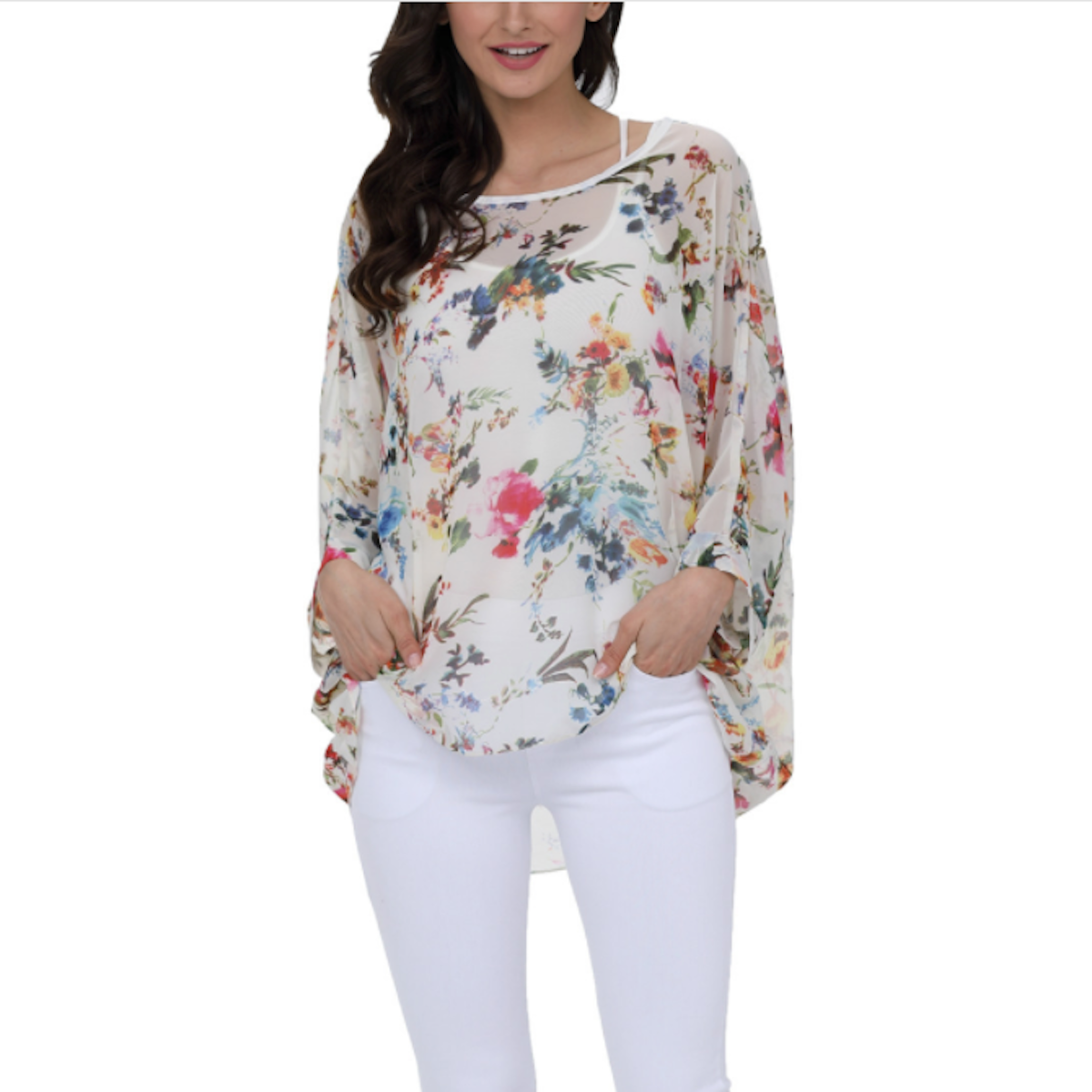 Amari Floral Tunic Top