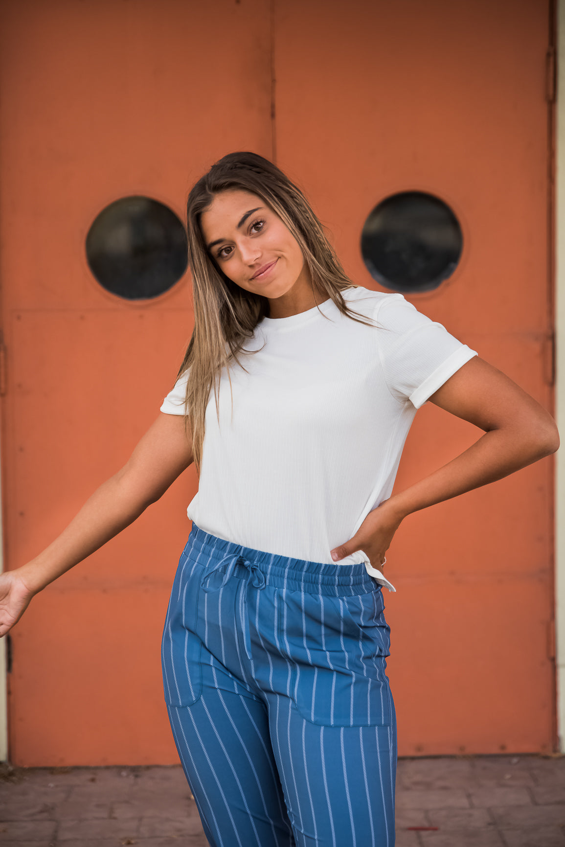 Danity Alyssa Tee in White