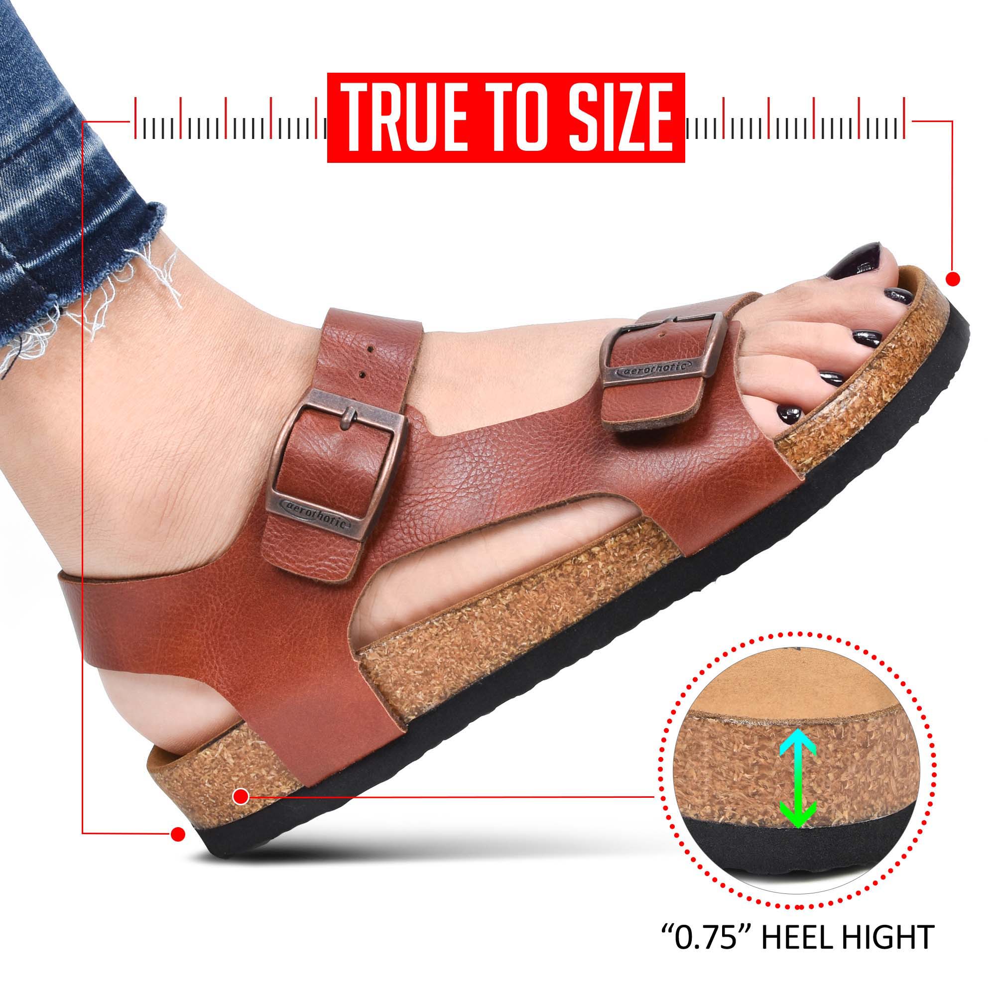AEROTHOTIC AMULET Slingback Women Sandals
