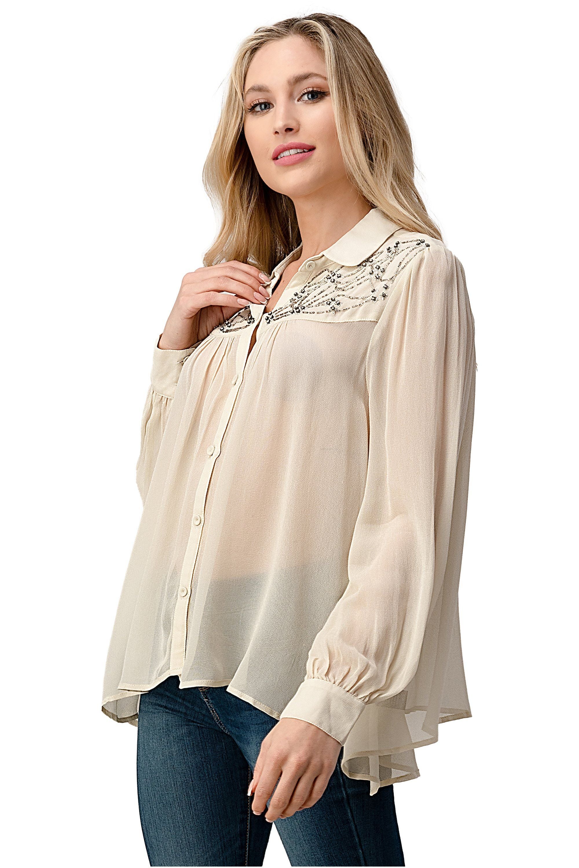 ARROW Embroidered Button-Up