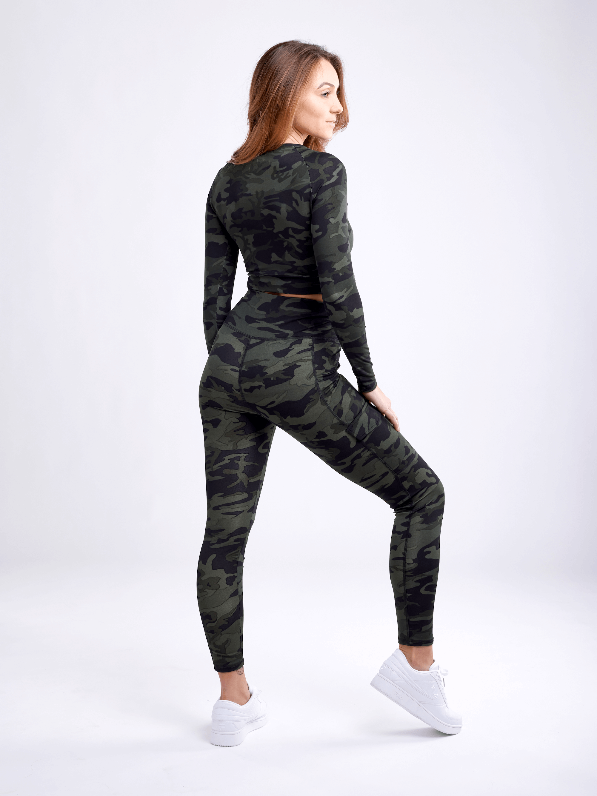 Kimberly Long-Sleeve Crop Top