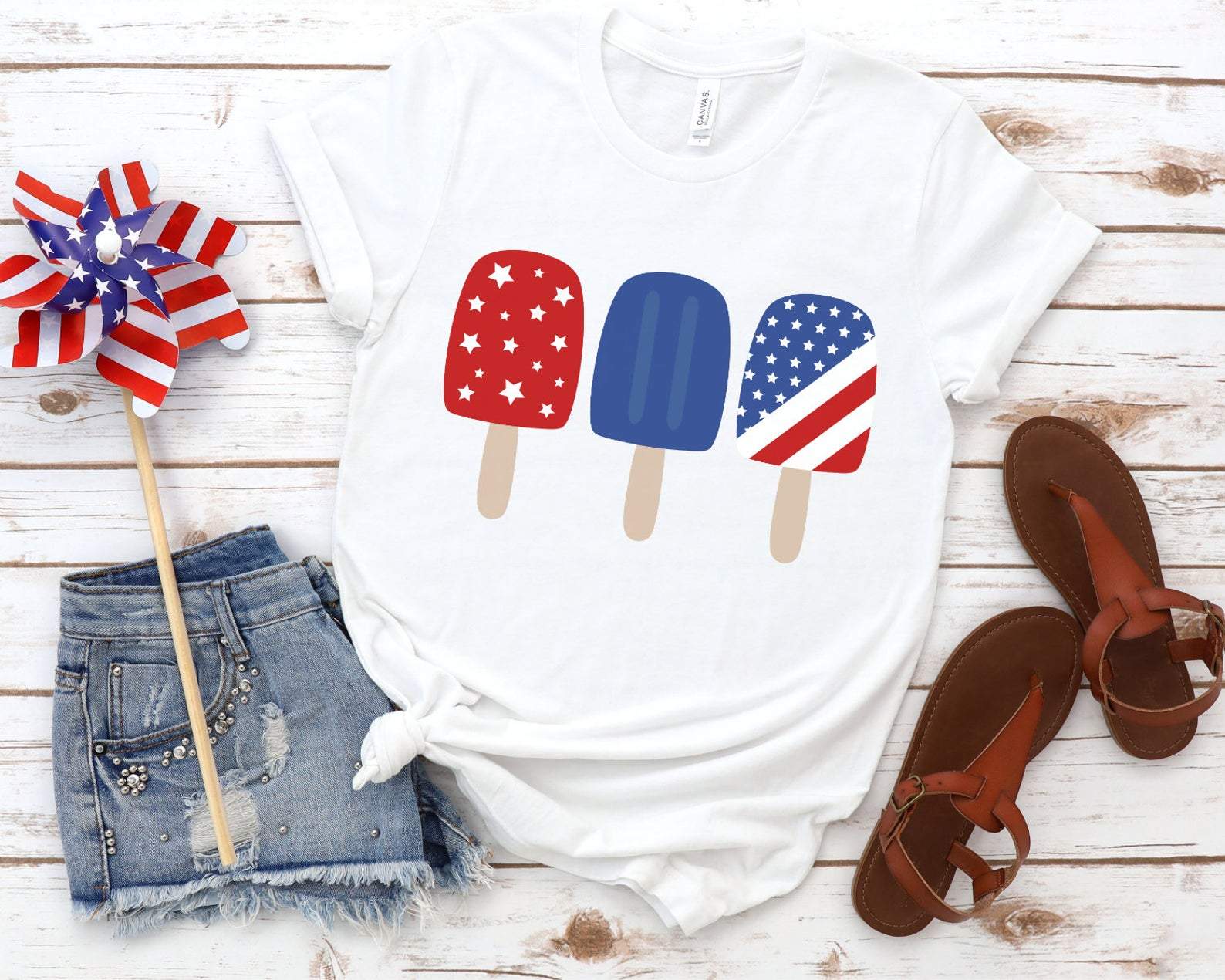 Sweet Land of Liberty Popsicle T-Shirt