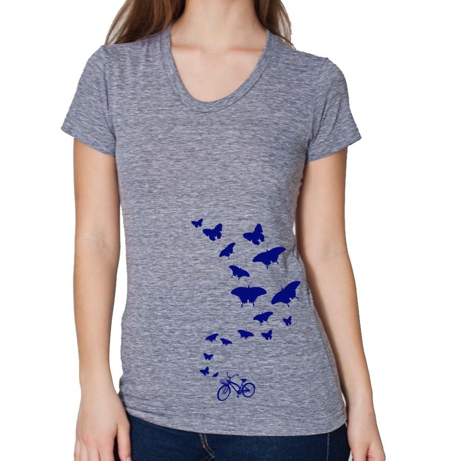 Butterfly Summer Bike Ride T-Shirt