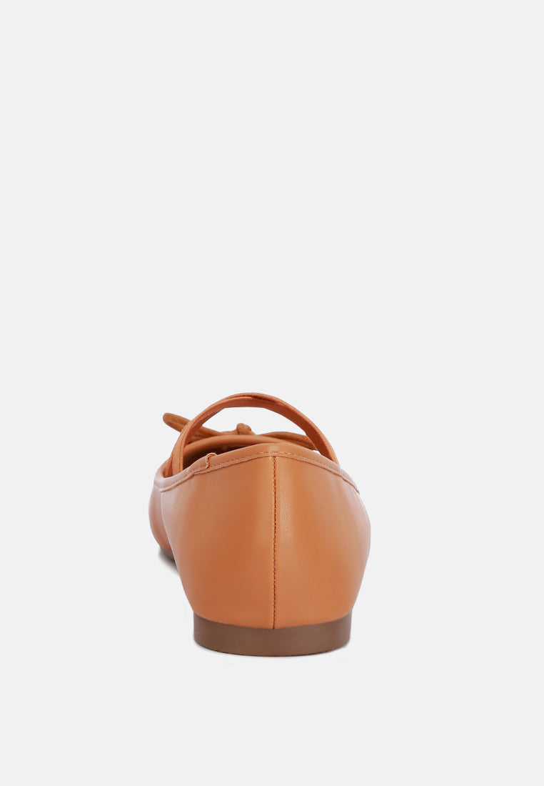 Leina Recycled Faux Leather Ballet Flats