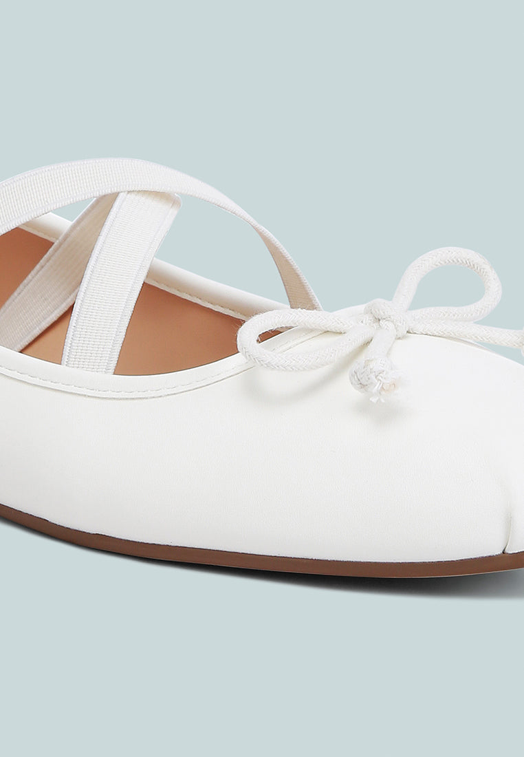 Leina Recycled Faux Leather Ballet Flats