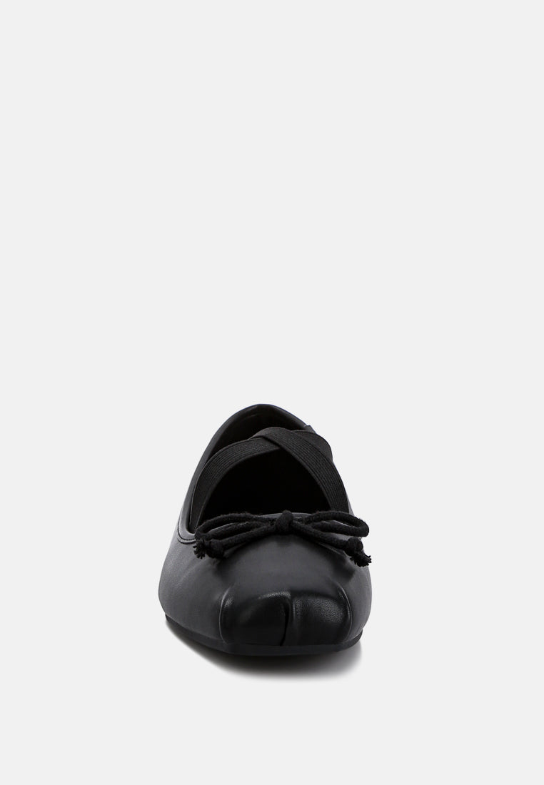 Leina Recycled Faux Leather Ballet Flats