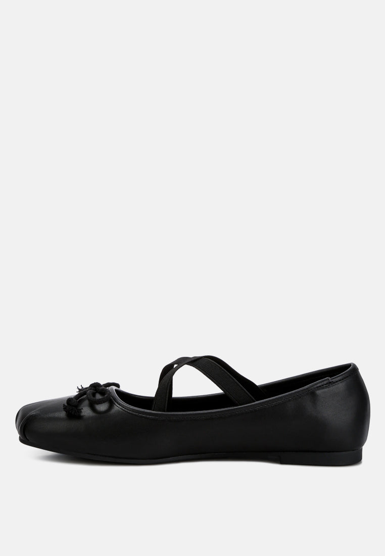 Leina Recycled Faux Leather Ballet Flats