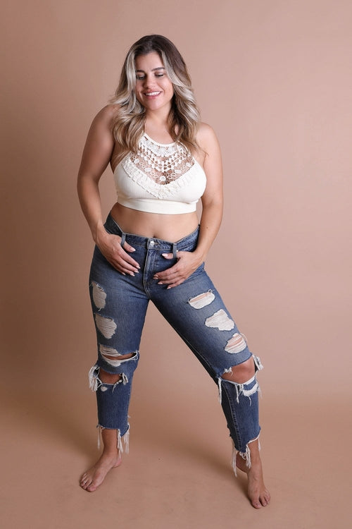 Irene Lace Halter Bralette