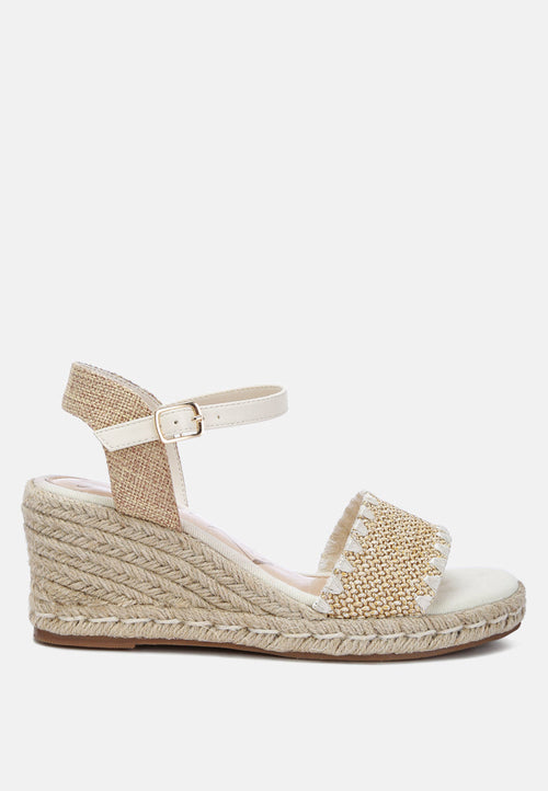Lucas Raffia Wedge Espadrilles