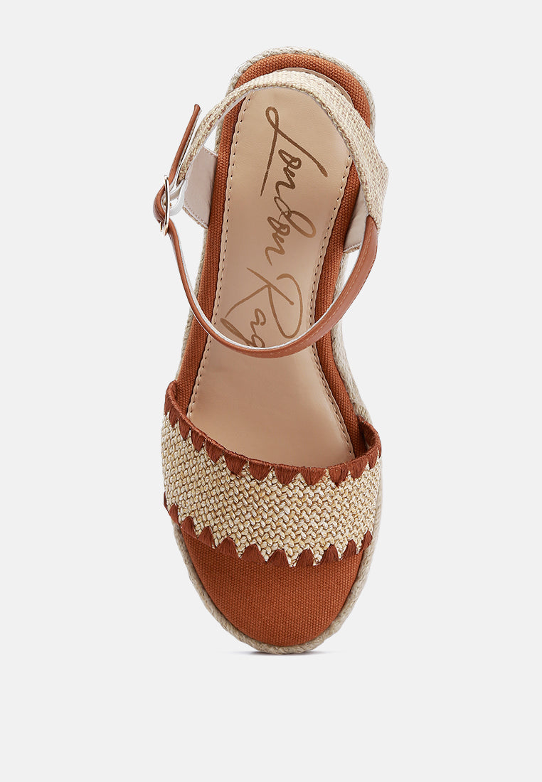 Lucas Raffia Wedge Espadrilles