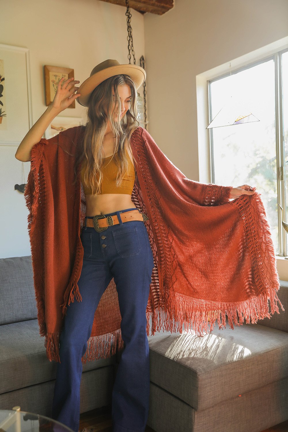 Meredith Bohemian Ruana