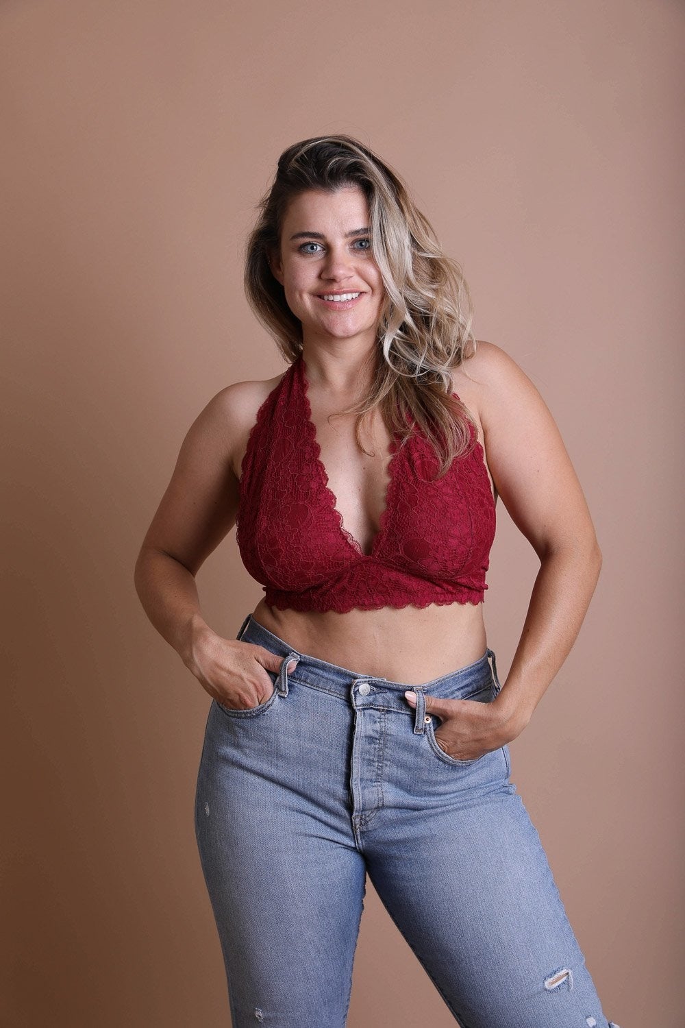 Juliette Plus Size Halter Bralette