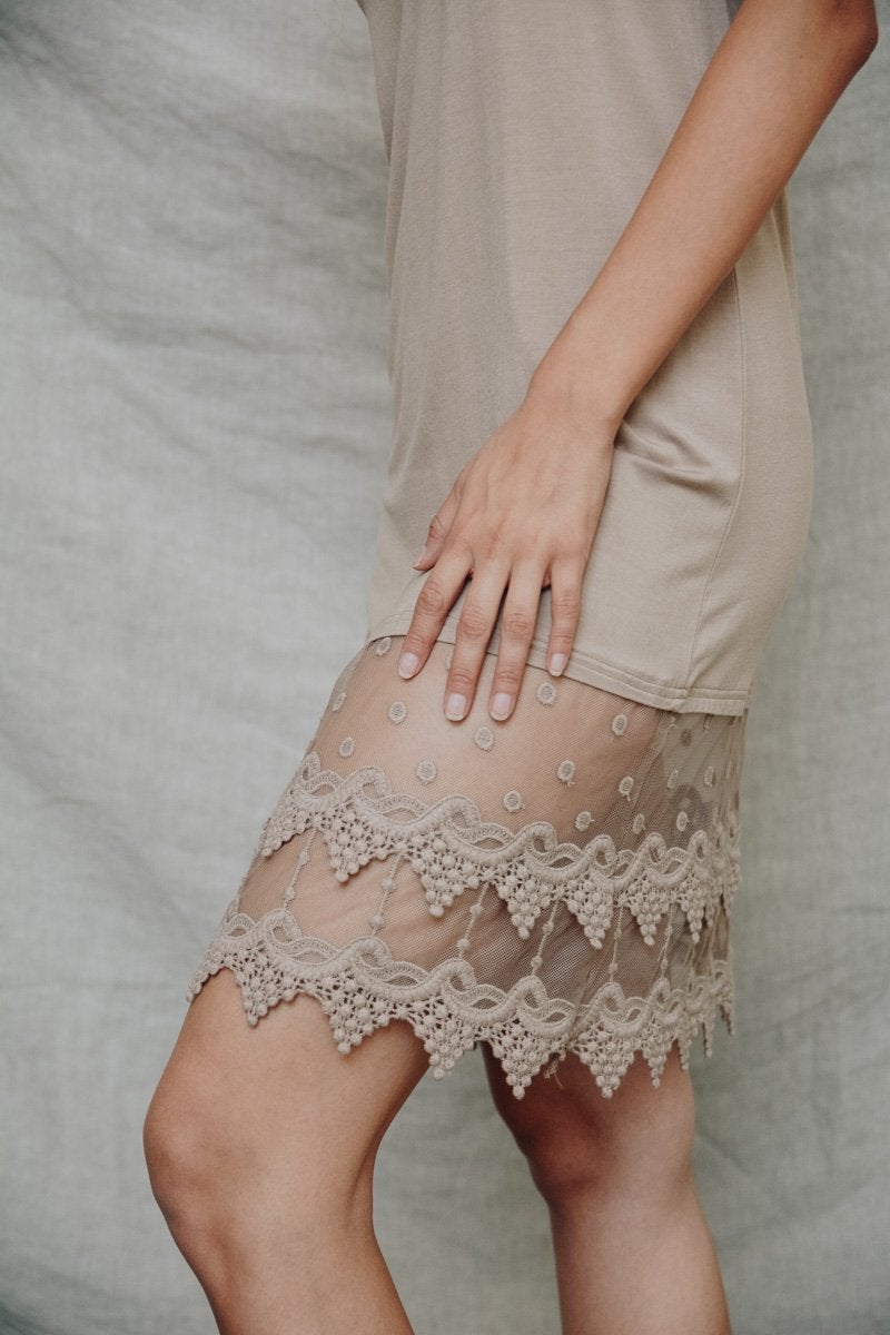 HAZY Polka Dot Lace Dress