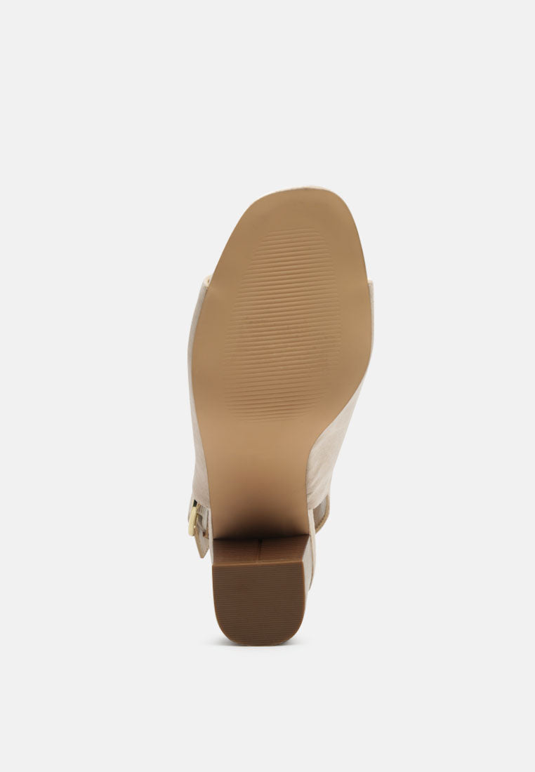 Roisin Stacked Block Heel