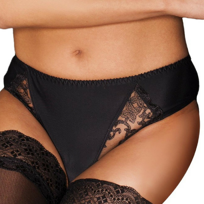 Sasha Fox Sheer Sided Bikini Panty