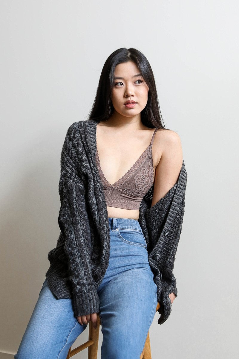 Jane Lee Stretchy Lace Brami Cami Top