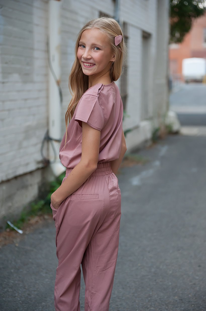 Danica Johnson Spirit Jumpsuit in Pink Lemonade