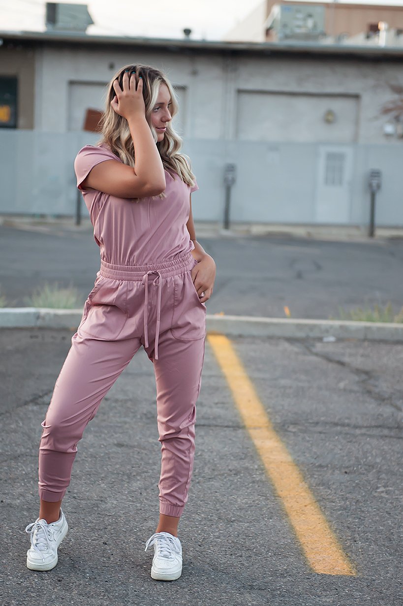 Danica Johnson Spirit Jumpsuit in Pink Lemonade