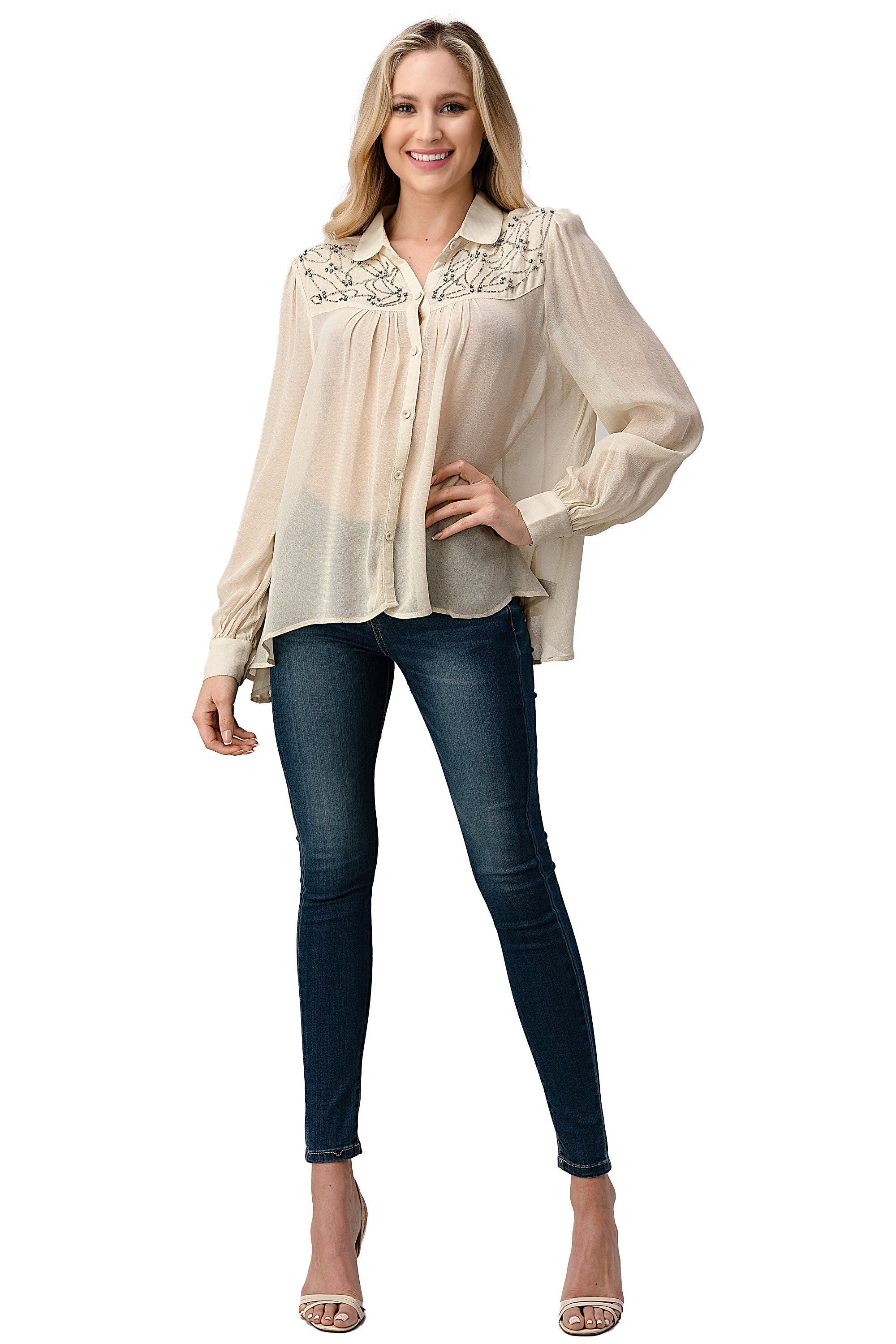 ARROW Embroidered Button-Up