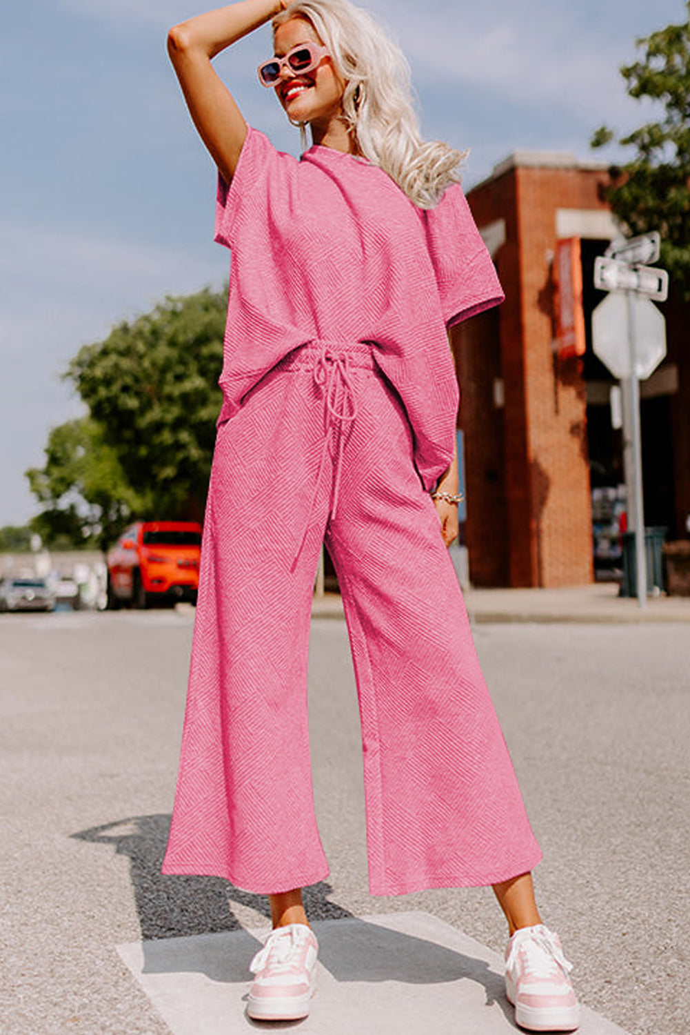 Strawberry Pink Lounge Set