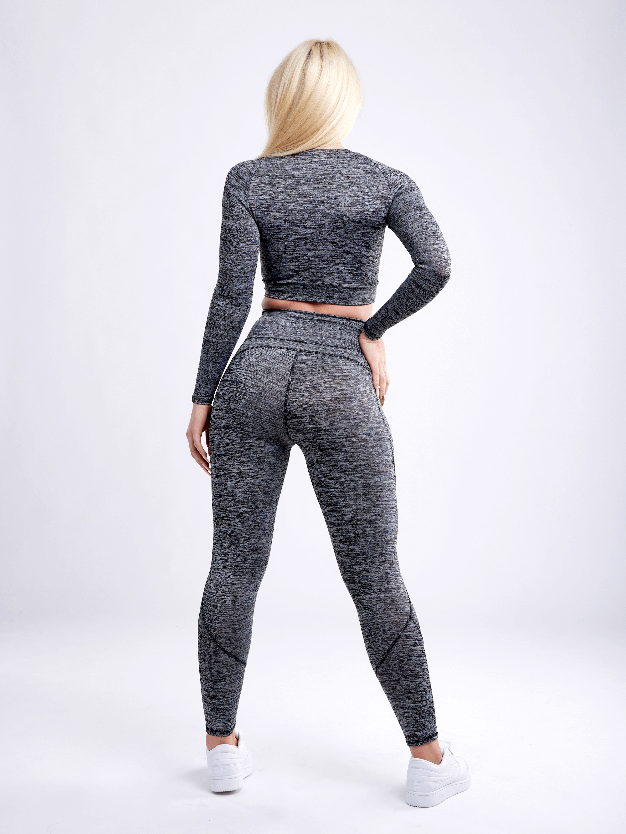 Kimberly Long-Sleeve Crop Top