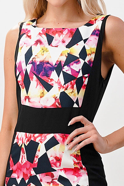 ARROW Geometric Floral Print Bodycon Dress
