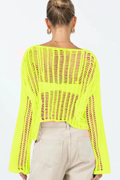 Shelby Nance Long Sleeve Open Neck Cover U