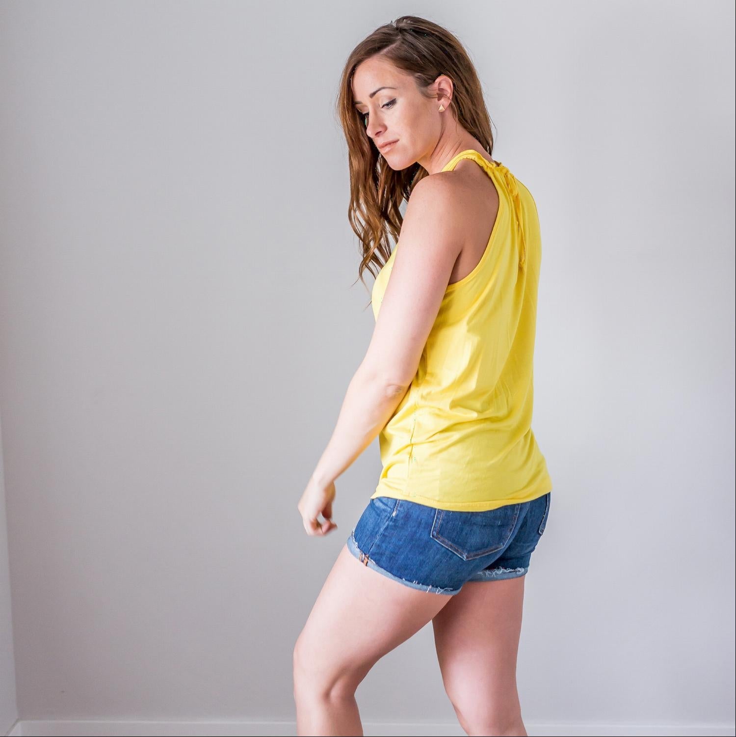 Halter Neck Keyhole Cami