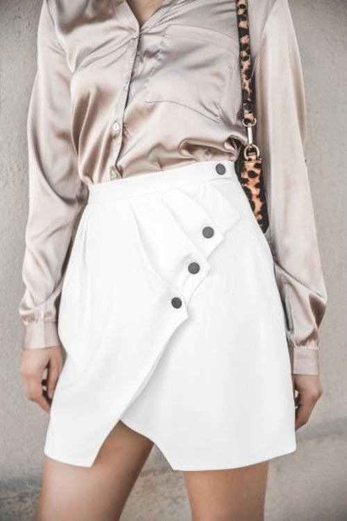 Sophia Ode Layered Asymmetrical Skirt