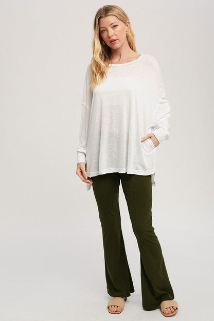 Gloria High-Waist Flare Lounge Pants